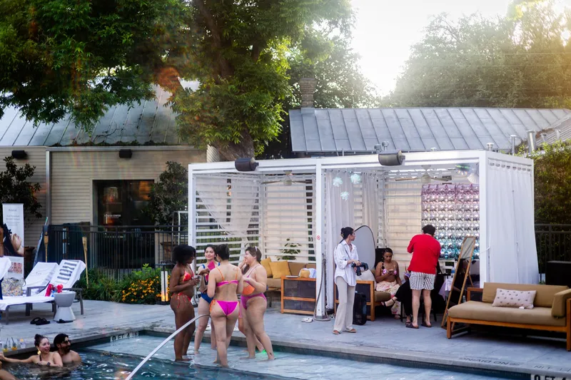 Anaqua Villa Nights poolside event atmosphere captured by BTA