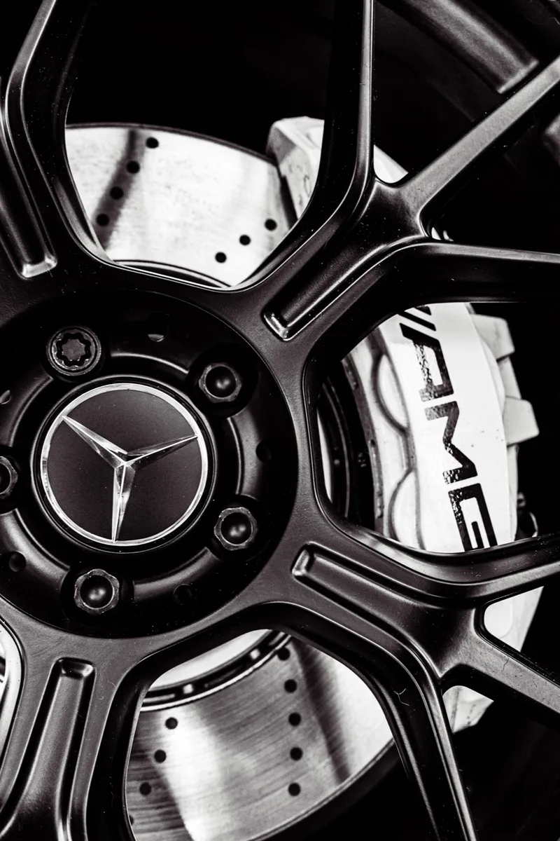 AMG wheel and caliper detail study photographed by Blitz The Axis
